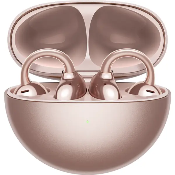 Huawei Casti Huawei HUAWEI FreeClip (Rose Gold), Open-ear, Bluetooth 5.3, Autonomie 36h