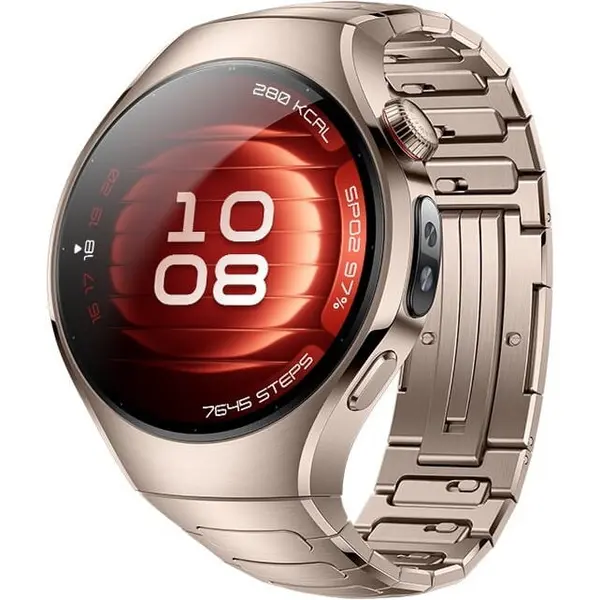 Huawei Ceas inteligent Huawei 5 Elite, 42mm, 1.38 inch, AMOLED, Auriu