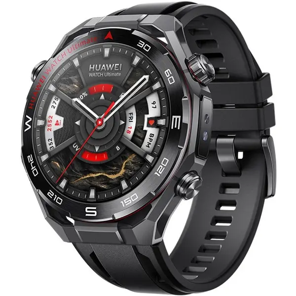 Huawei Ceas inteligent Huawei Ultimate 2, 1,5 inch, AMOLED, Negru