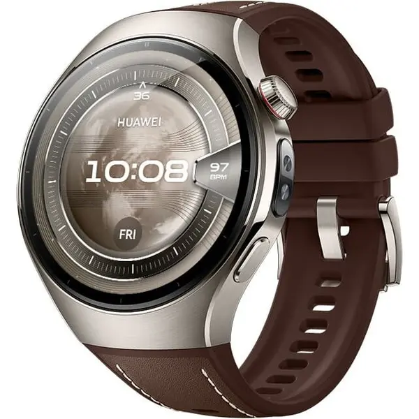Huawei Ceas inteligent Huawei Watch 5, Classic, 46mm, 1.5 inch, AMOLED, Maro