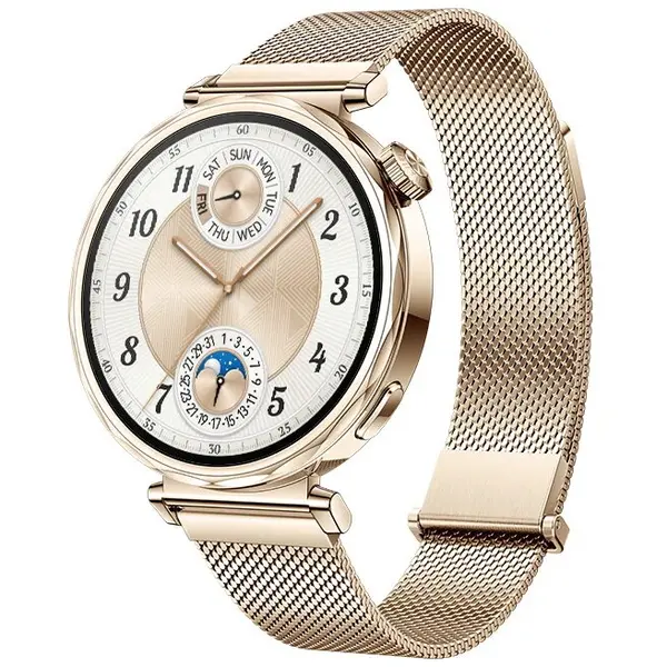 Huawei Smartwatch HUAWEI Watch GT 5 41mm, GPS, Android/iOS, Gold Milanese Strap
