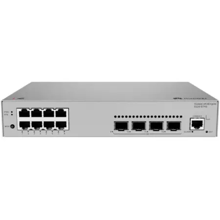 Huawei Switch HUAWEI TECHNOLOGIES eKitEngine S220-8x10/100/1000BASE-T ports 4xGE SFP Gri