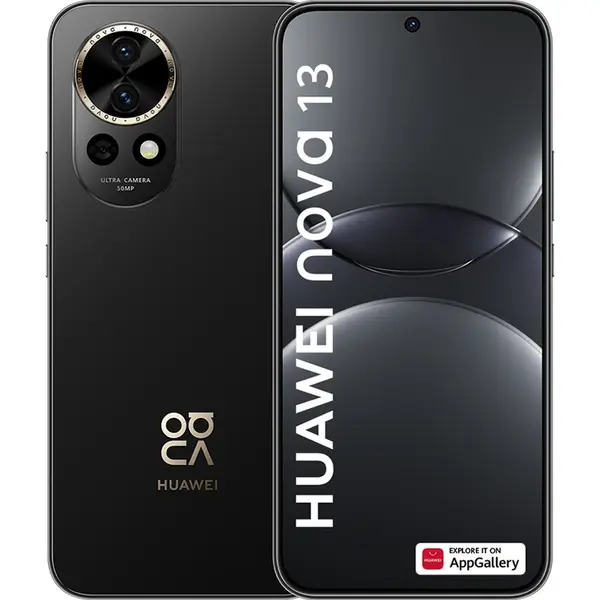 Huawei Telefon Huawei Nova 13, 4G LTE, 6.7 inch, 12GB RAM, 256GB, Dual SIM, 5000mAh, Negru