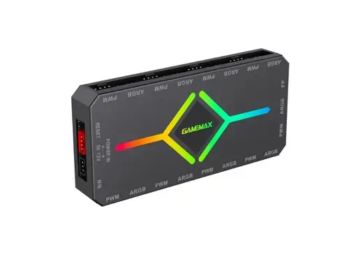 Hub Controller Gamemax PWM-ARGB V4.0 (Negru)
