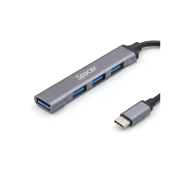 HUB extern Spacer USB- C, aluminiu HUB extern Spacer USB- C, aluminiu