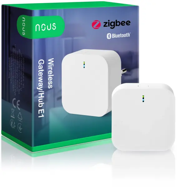 hub inteligent de tip gateway nous e1, wifi, zigbee