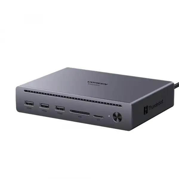 Hub Thunderbolt UGREEN U712, 10in1, Gri