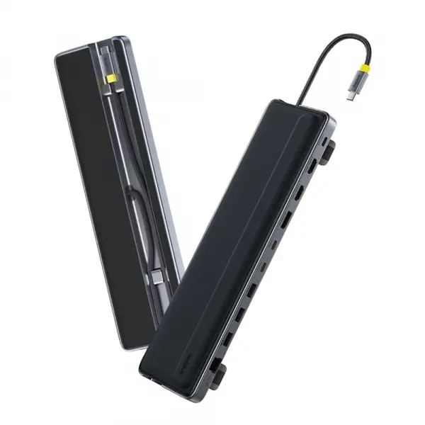 Hub USB-C Baseus EliteJoy EH3, 12in1, Gri B00051300111-00