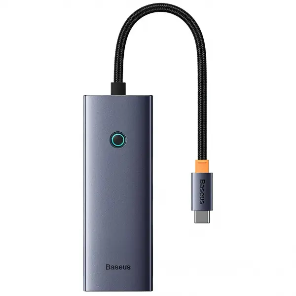Hub USB-C Baseus UltraJoy, 4 x USB-A 3.0 - 1 x HDMI, Gri B00052809813-00