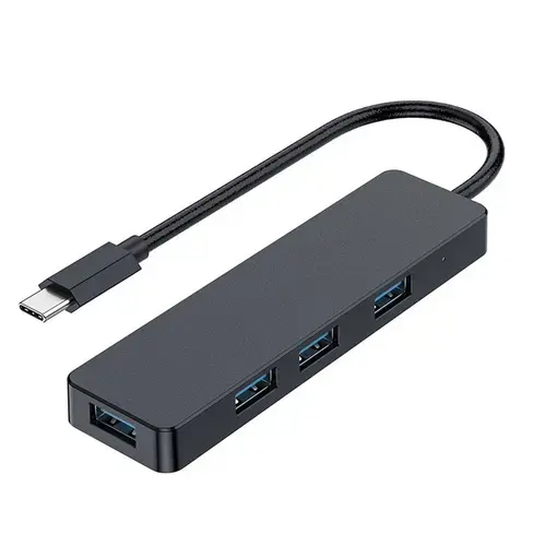 HUB USB Gembird UHB-CM-U3P4-01, 4x USB 3.1, USB-C, 0.15 m (Negru)