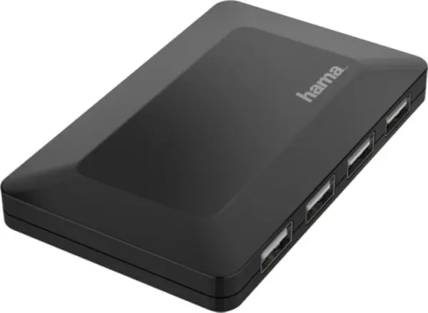 Hub USB Hama - 200122, 4 porturi, USB-A, negru