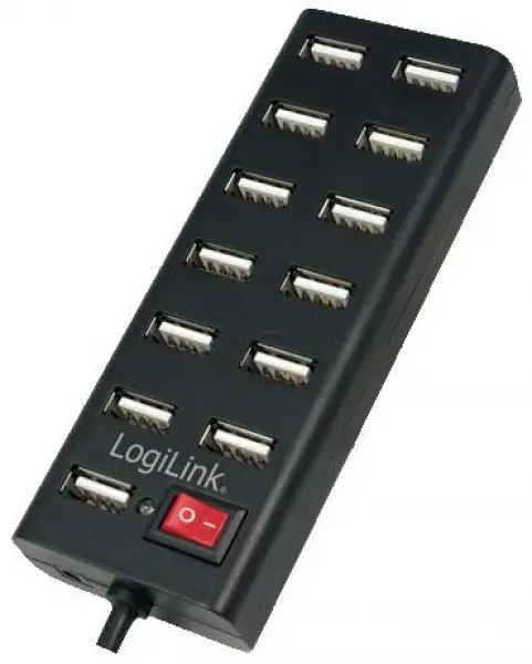 Hub USB LogiLink UA0126 13 porturi (Negru)