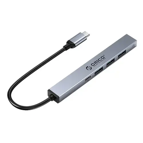 Hub USB Orico BC1-5P 5 Port-uri PD 60W, Gri