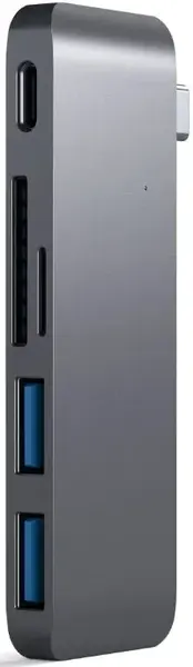 Hub USB Satechi ST-TCUPM, 2 x USB 3.0, USB Type-C (Gri)