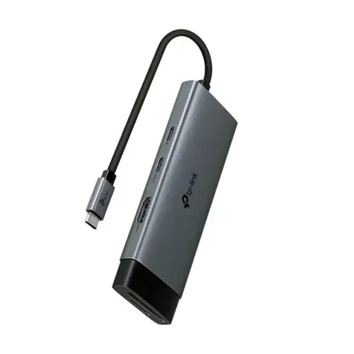 Hub USB TP-Link UH7020C, 2x USB 3.2 Gen 1, 2x USB-C 3.2 Gen 1, HDMI, microSD