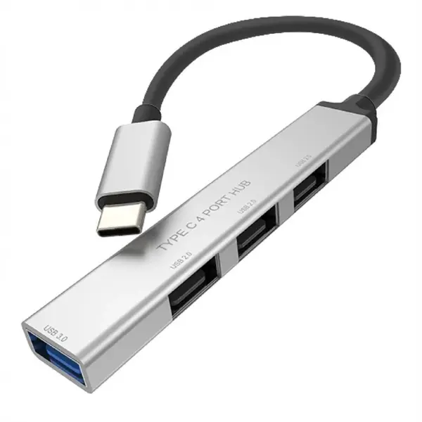 HUB USB type C la 3 x USB-A 2.0 + 1 x USB-A 3.2, Roline 14.02.5053