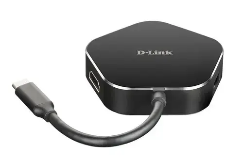 HUB USBD-LINK DUB-M420, USB 3.0 x 2, HDMI x 1, USB Type C x 1 (Negru)