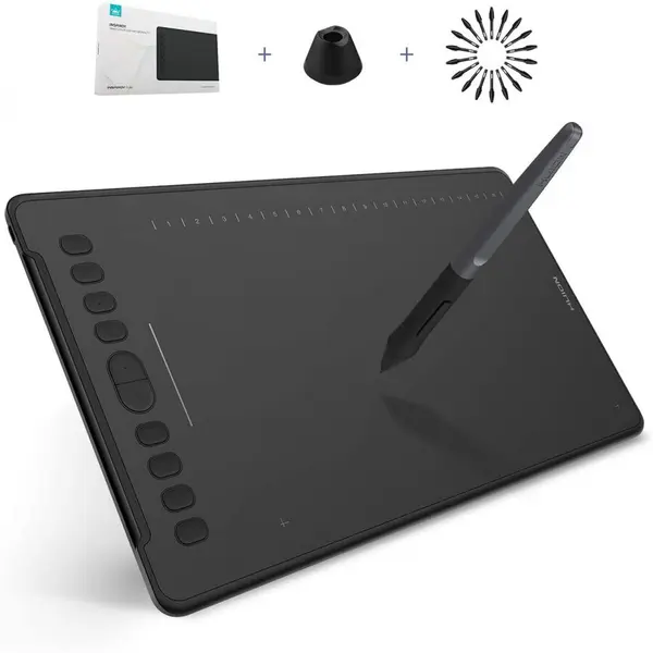 HUION Tableta grafica HUION H1161, 5080 lpi, 279.4 x 174.6 mm, USB, Negru