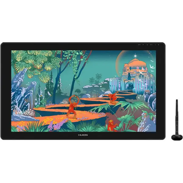 HUION Tableta grafica Huion Kamvas 24 Plus, 5080 lpi 526, 85 x 296, 35 mm, USB-C, Negru