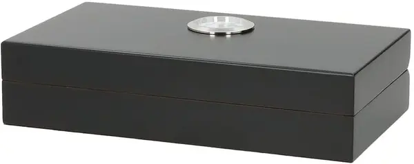 Humidor Angelo - Cu higrometru analogic și umidificator