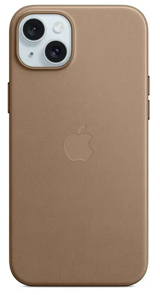 Husă Apple - FineWoven MagSafe, iPhone 15 Plus, Taupe