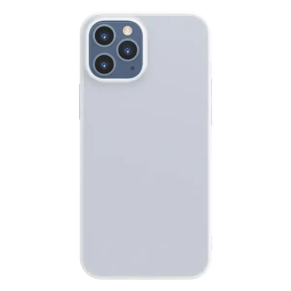 Husa Apple iPhone 12 Pro Max, Baseus Comfort Case, Alb, 6.7 inch