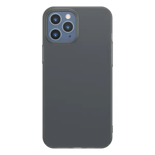 Husa Apple iPhone 12 Pro Max, Baseus Comfort Case, Negru, 6.7 inch
