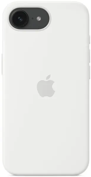 Husă Apple - Silicone, iPhone 16e, alb