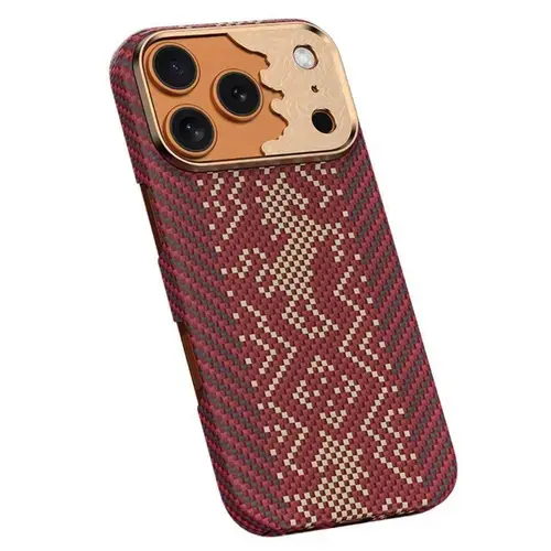Husa Benks Armor Air Knight Kevlar Magsafe pentru iPhone 17 Pro Max, Rosu