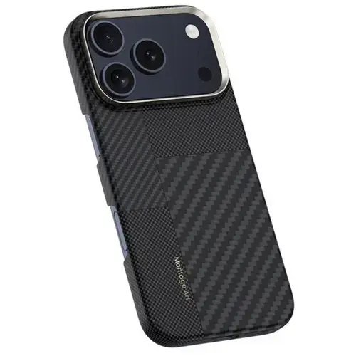 Husa Benks Armor Air Montage Kevlar Magsafe pentru iPhone 17 Pro, Negru