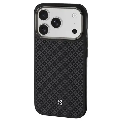 Husa Benks Armor Pro Armor Grid Kevlar Magsafe pentru iPhone 17 Pro Max, Negru