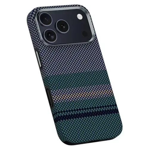 Husa BenksArmor Pro Aurora Kevlar Magsafe pentru iPhone 17 Pro Max, Verde