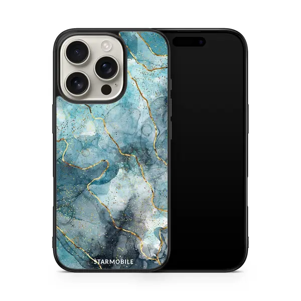 Husa Blue Gold Apple iPhone Impact Ultra - iPhone 16 Pro