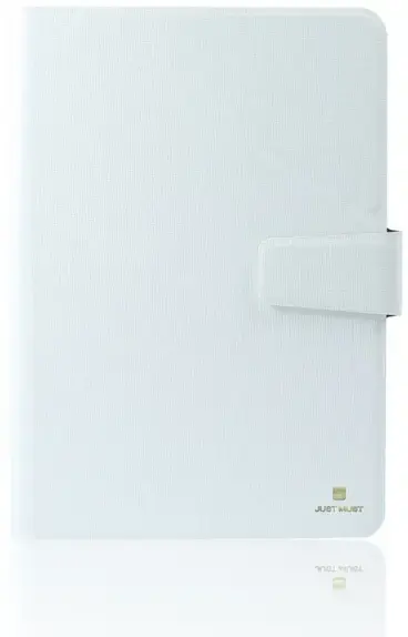 Husa Book cover Just Must Joy JMJOY8-9WH pentru tablete de la 8inch pana la 9inch (Alb)