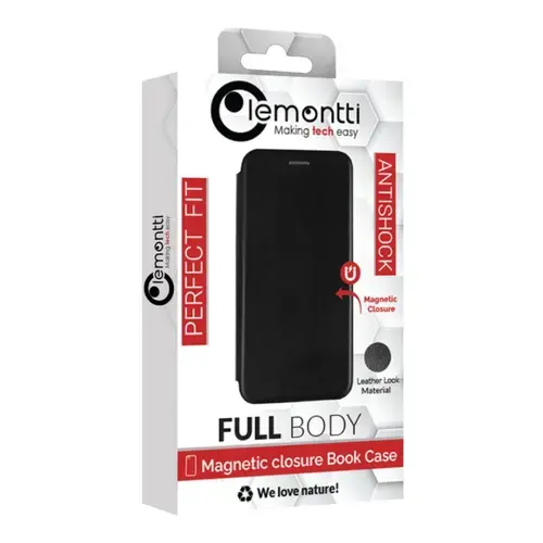 Husa Book Elegant Lemontti Honor Magic4 Lite, Negru