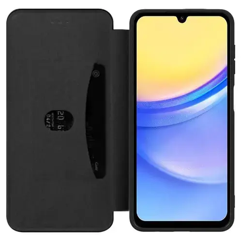 Husa Book Lemontti Elegant Samsung Galaxy A15 / A15 5G, Negru