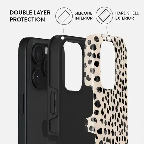 Husa Burga Dual Layer Almond Latte pentru iPhone 16 Pro