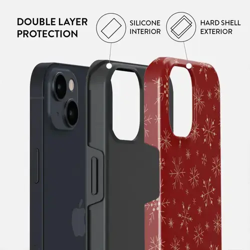 Husa Burga Dual Layer Dear Santa iPhone 14