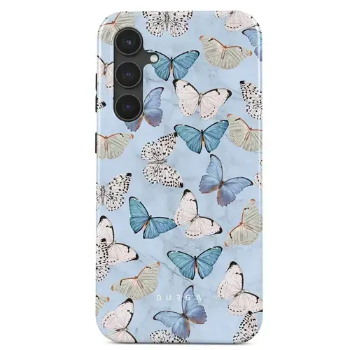 Husa Burga Dual Layer Give Me Butterflies compatibila cu Samsung Galaxy S23 FE