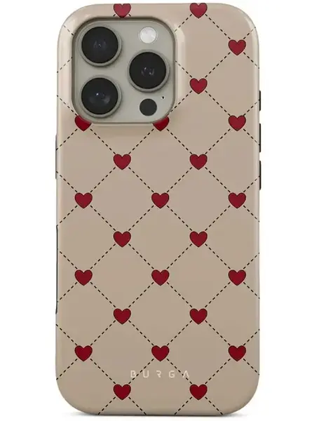 Husa Burga Dual Layer Love Letter iPhone 16 Pro