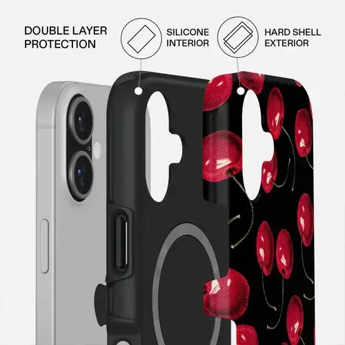 Husa Burga Dual Layer Magsafe Cherrybomb pentru iPhone 17