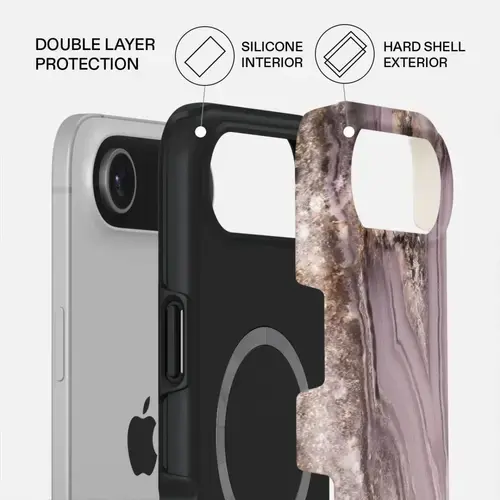 Husa Burga Dual Layer Magsafe Golden Taupe pentru iPhone Air
