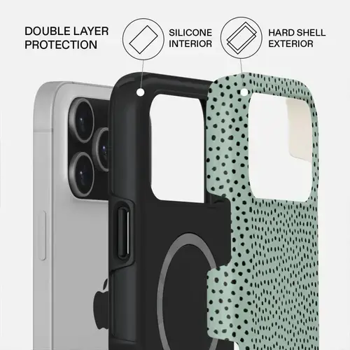 Husa Burga Dual Layer Magsafe Mint Gelato pentru iPhone 17 Pro Max
