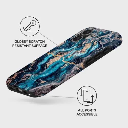 Husa Burga Dual Layer Magsafe Mystic River pentru iPhone 17