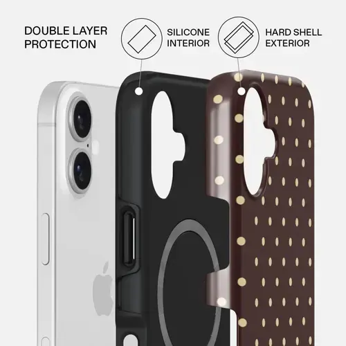 Husa Burga Dual Layer Magsafe Sorry Busy pentru iPhone 17