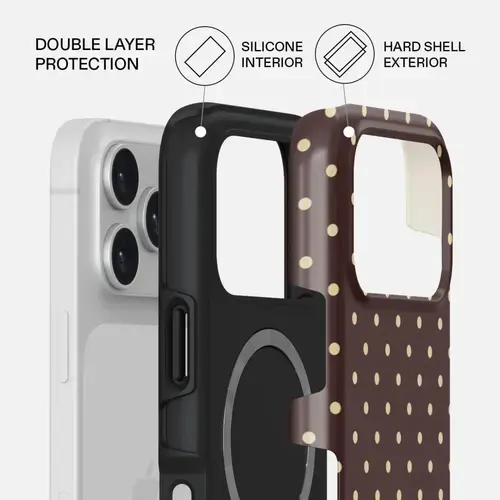Husa Burga Dual Layer Magsafe Sorry Busy pentru iPhone 17 Pro Max