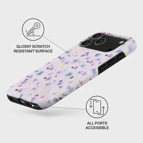 Husa Burga Dual Layer Magsafe Wildflower pentru iPhone 17 Pro Max