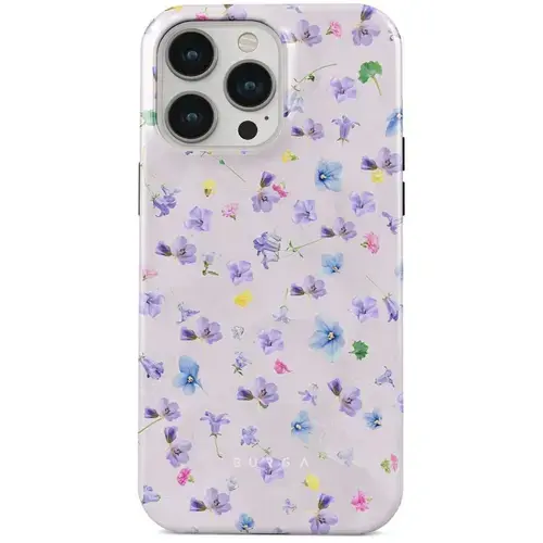 Husa Burga Dual Layer Wildflower compatibila cu iPhone 15 Pro
