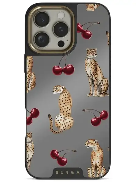 Husa Burga Elite Mirror Magsafe Gold Cougar iPhone 16 Pro