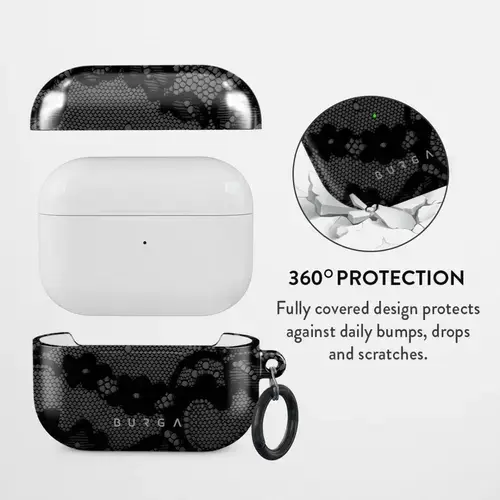 Husa Burga Hard Shell Magnetic Airpods Pro